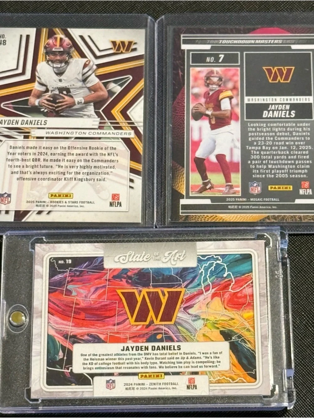Jayden Daniels Football Card Lot 9 - Picture 4 of 8